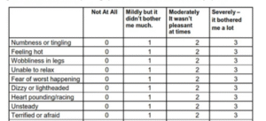 BAI Beck Anxiety Inventory — Self-Assessment Guide - Raadstest.com